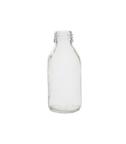 Flacon en verre blanc