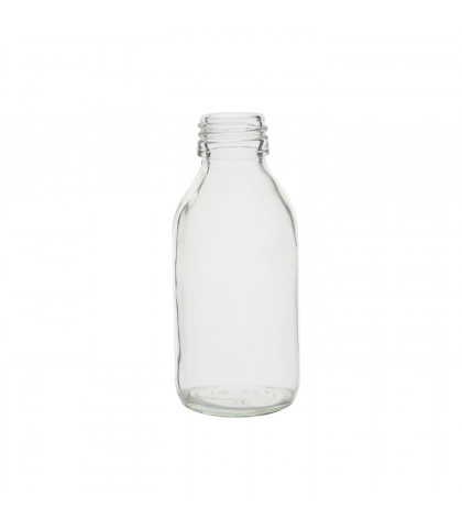 Flacon en verre blanc