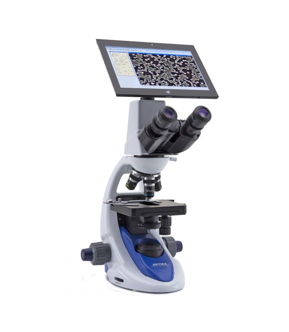 MICROSCOPE BINOCULAIRE TABLETTE NUMERIQUE 1000X / OPTIKA B-190TB