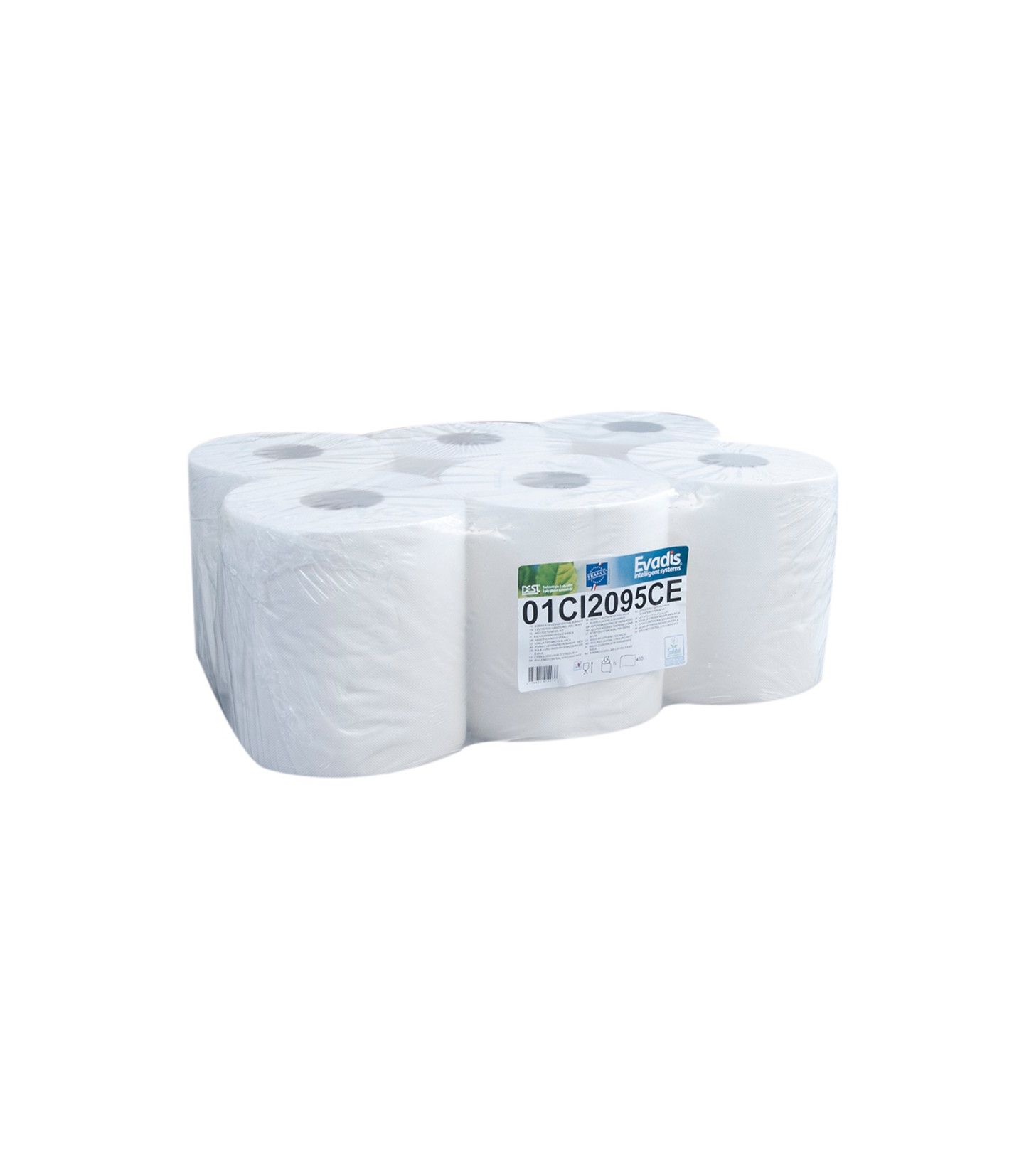 PAPIER ESSUIE MAINS Pure Ouate - Ballot 6 -140 M - Pour distributeur  automatique