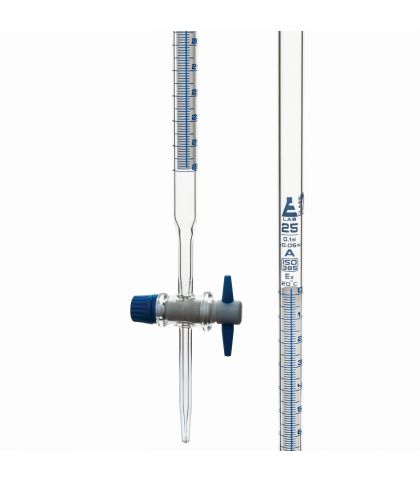 BURETTE SCHELLBACH AVEC ROBINET PTFE - CLASSE A