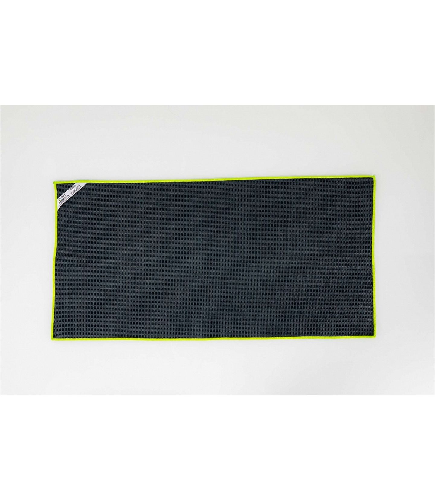 TORCHON VAISSELLE MICROFIBRE - GRIS/VERT - 40X80 CM