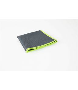 TORCHON VAISSELLE MICROFIBRE - GRIS/VERT - 40X80 CM