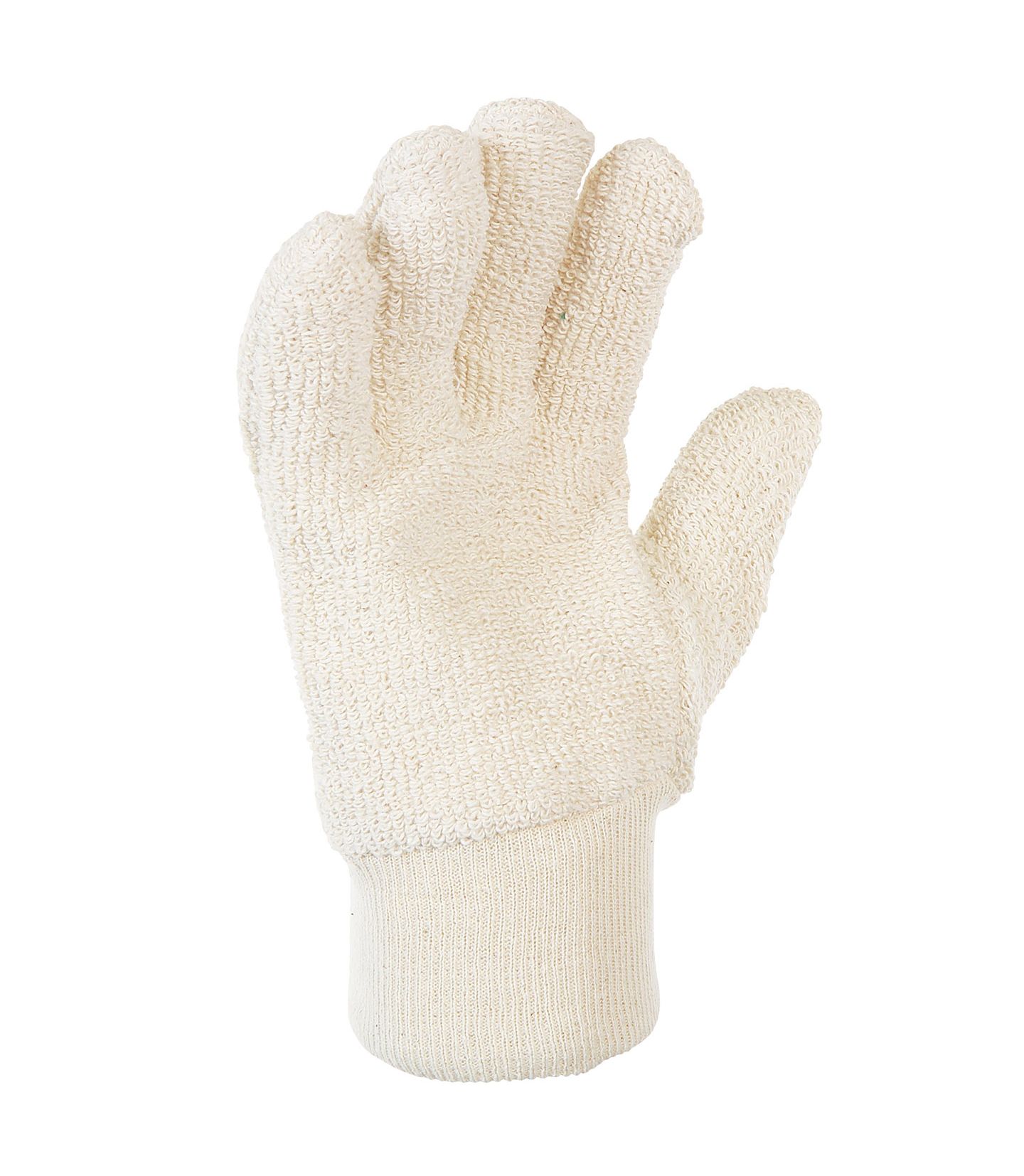 Gant anti chaleur tricoté en bouclette mixte coton/polyester - Materiel  pour Laboratoire
