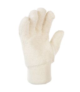 PAIRE GANTS COTON BOUCLETTE ANTI CHALEUR