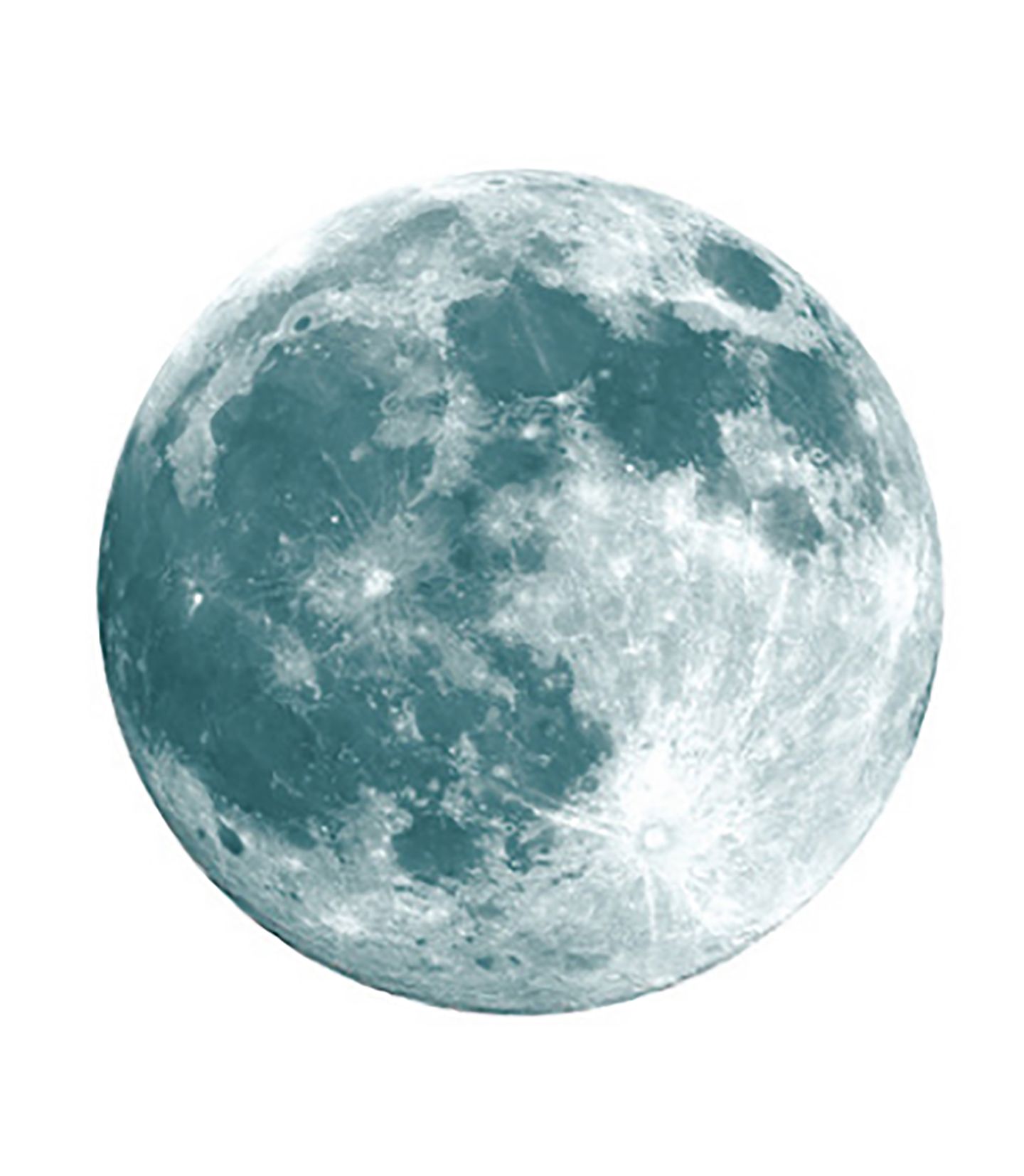 STICKER PHOSPHORESCENT DE LA LUNE