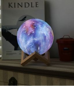 LAMPE DECO ETOILES ET GALAXIES Ø15 CM