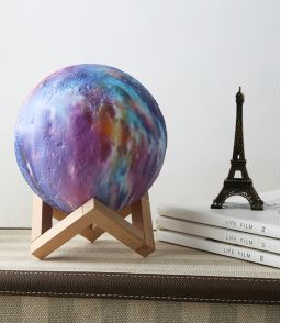 LAMPE DECO ETOILES ET GALAXIES Ø15 CM