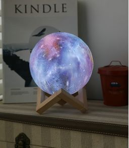 LAMPE DECO ETOILES ET GALAXIES Ø15 CM