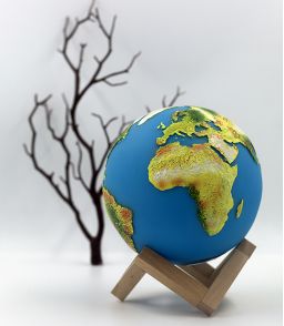 Lampe globe terrestre