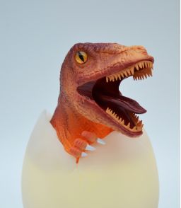 VEILLEUSE DINOSAURE T-REX (SORTANT DE L'OEUF)