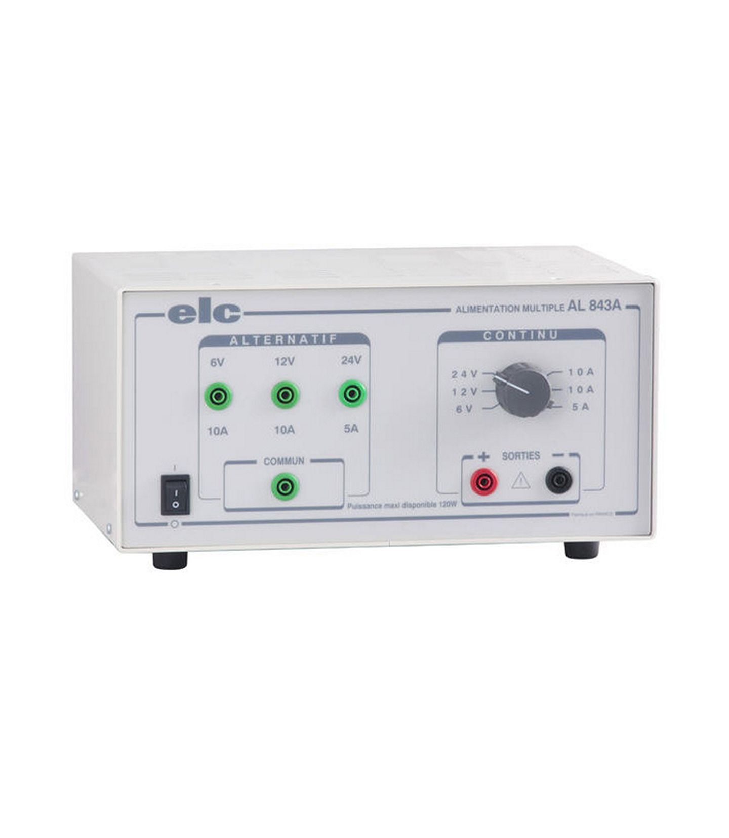 ALR3002M, Alimentation de laboratoire, 0 → 5V , 0 → 6V , 0 → 12 V , 0 → 30  V DC and 6V 12V 24V c.a.