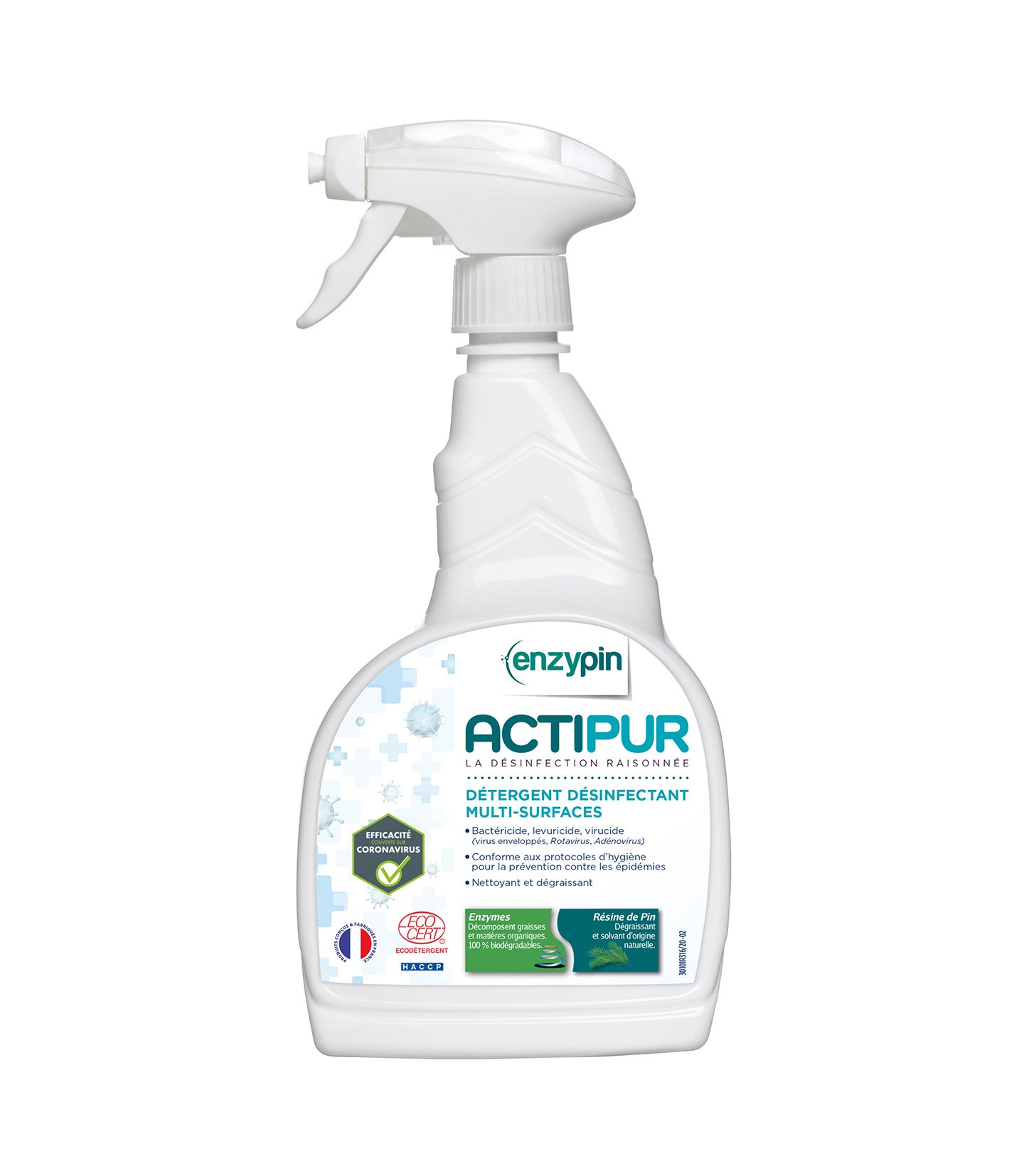 ENZYPIN ACTIPUR - DETERGENT DESINFECTANT MULTI-SURFACES 750ML