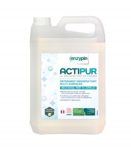 ENZYPIN ACTIPUR - DETERGENT DESINFECTANT MULTI-SURFACES PRET A L'EMPLOI / BIDON DE 5 L