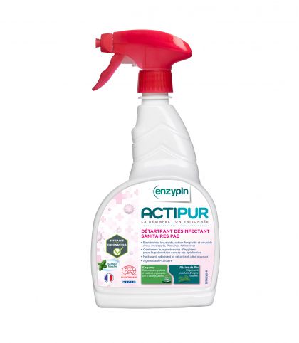 ENZYPIN ACTIPUR - DETERGENT DESINFECTANT SANITAIRES PRET A L'EMPLOI / PULVERISATEUR 750 ML