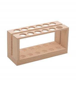 SUPPORT POUR 2 X 6 TUBES EN BOIS