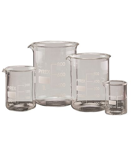 BECHER FORME BASSE EN PYREX