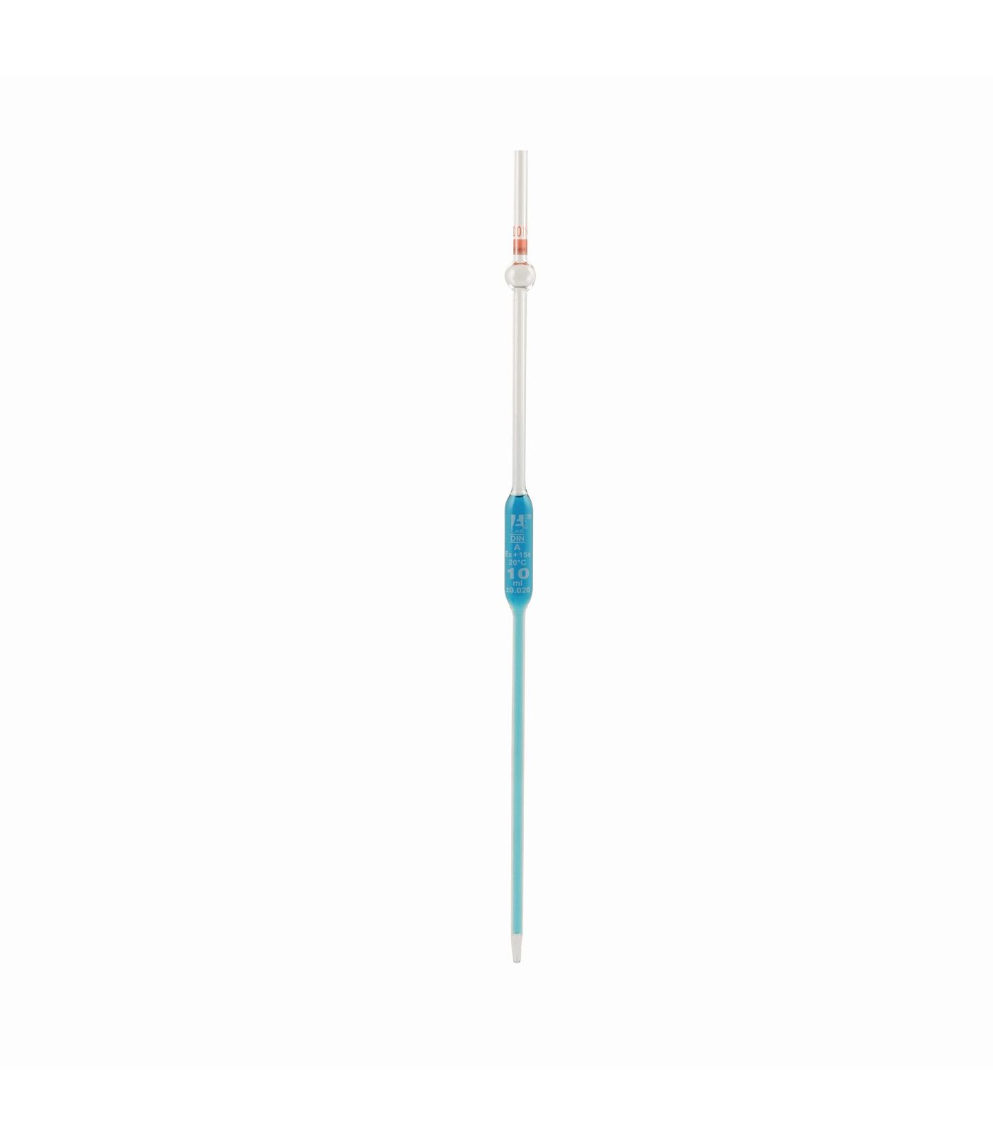 PIPETTE JAUGEE EN VERRE BLAUBRAND CLASSE AS 2 TRAITS BLEUS - Sodipro