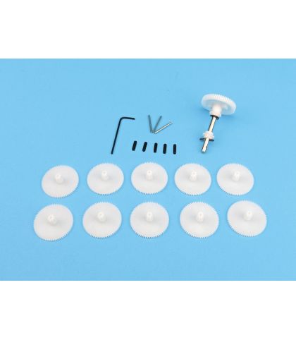 KIT DE REMPLACEMENT ENGRENAGES POUR GÉNÉRATEUR MANUEL 3V OU 12V