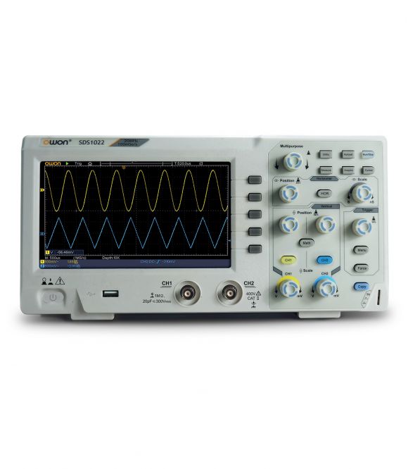 OSCILLOSCOPE NUMERIQUE 2 VOIES ECRAN 7 POUCES / OWON