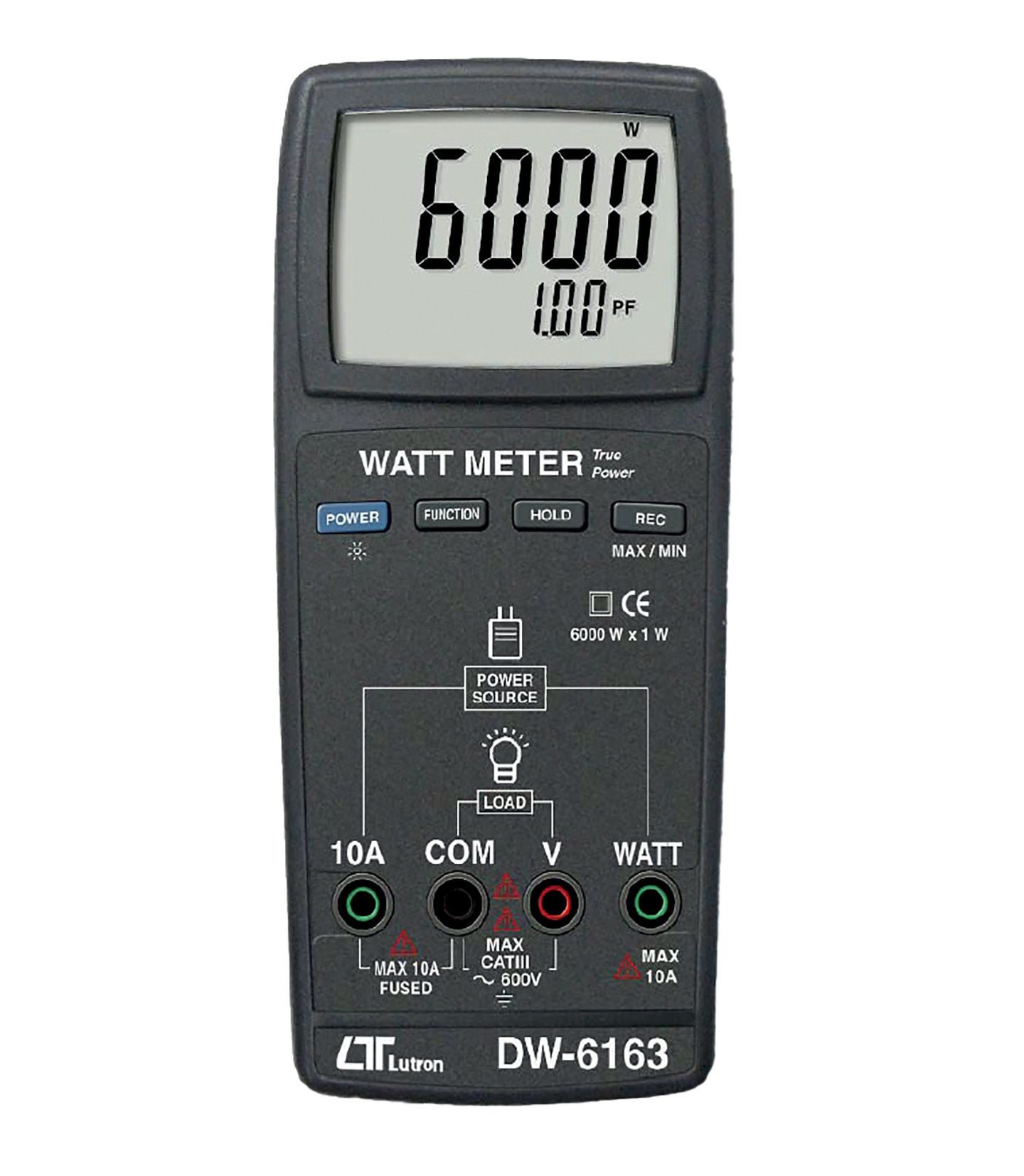 WATTMETRE NUMERIQUE TRMS 6000W PORTABLE, Matériel Scientifique