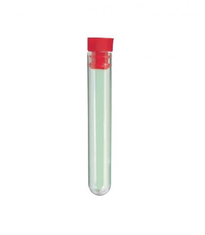 TUBES A HEMOLYSE STERILE 10 ML AVEC FOND ROND ET BOUCHON A AILETTES