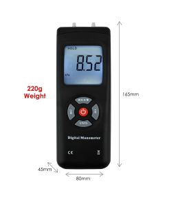 MANOMETRE DIFFERENTIEL +/-137 MBAR