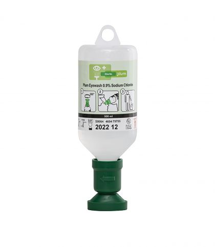 FLACON 500 ML NACL POUR STATION LAVAGE OCULAIRE