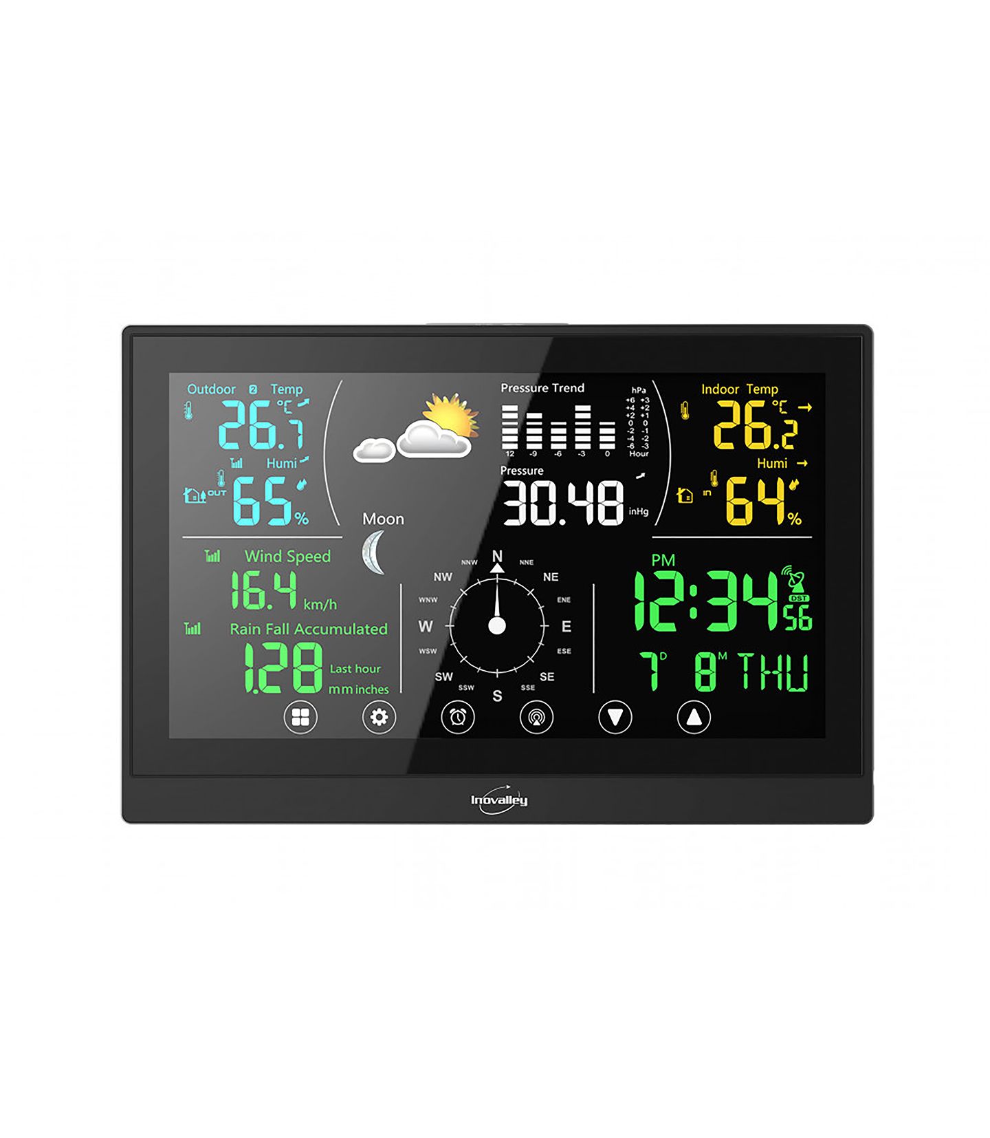 STATION METEO TACTILE RADIO