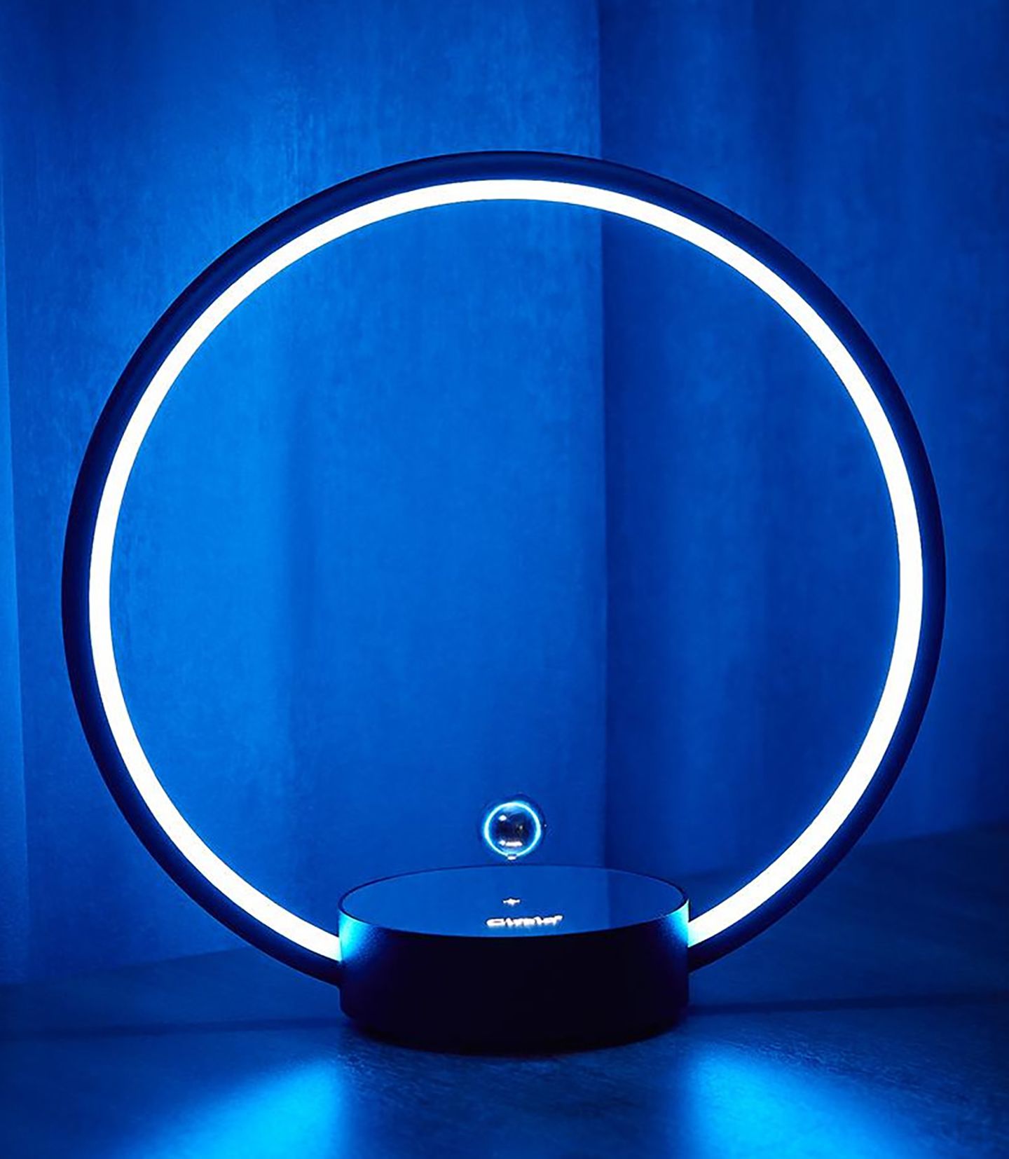LAMPE LED CIRCLO RGB - BASE COULEUR NOIRE SATINEE