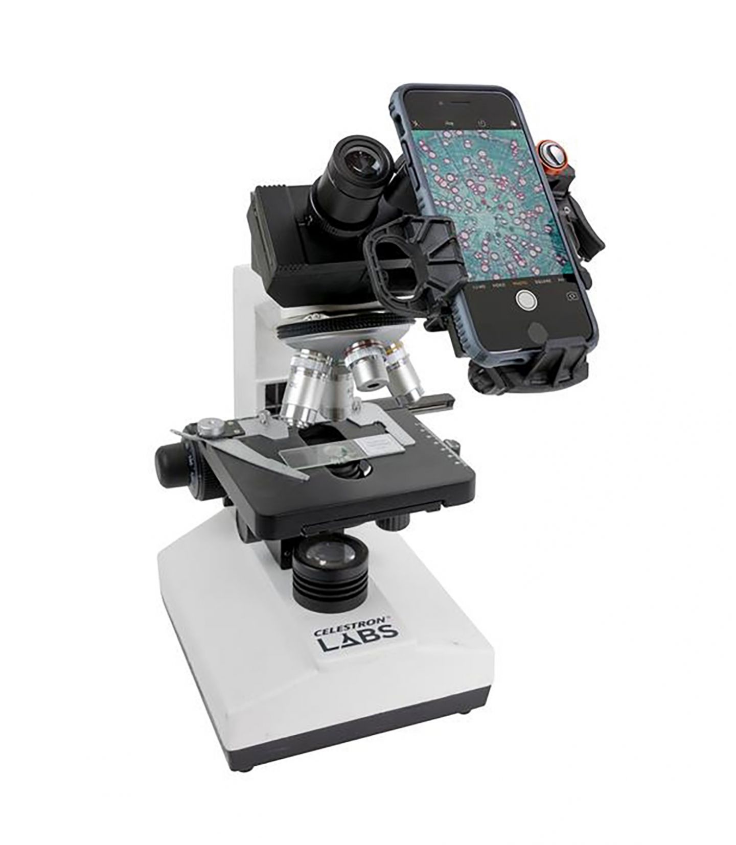 Adaptateur microscope pour smartphone