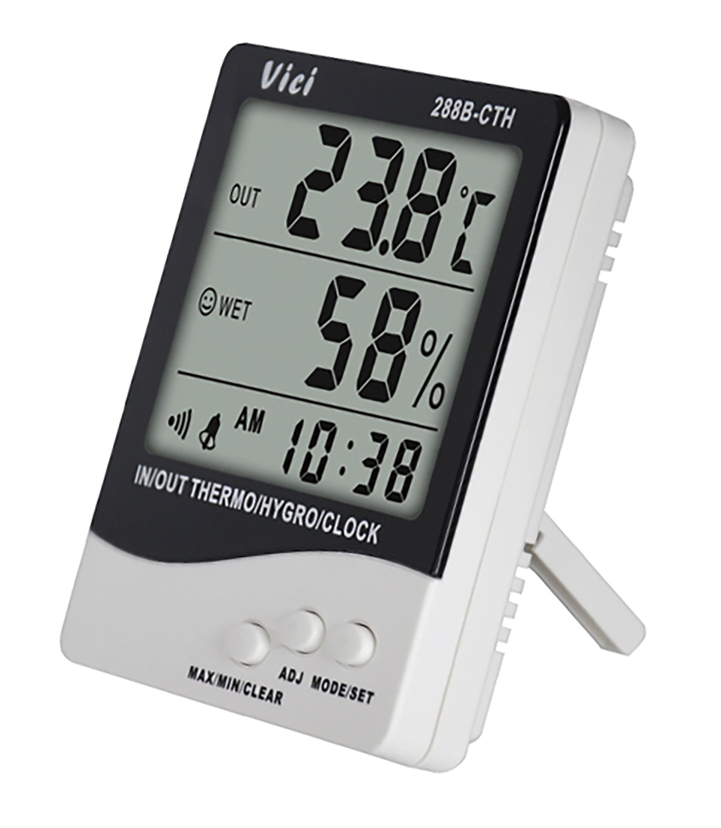 Thermomètre électronique intégré rond et hygromètre hygromètre