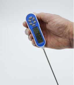 THERMOMETRE NUMERIQUE AVEC SONDE FIXE INOX 20CM - BLUEMETER