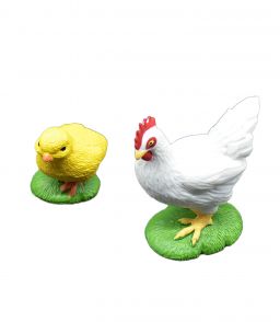 FIGURINES CYCLE DE VIE DE LA POULE