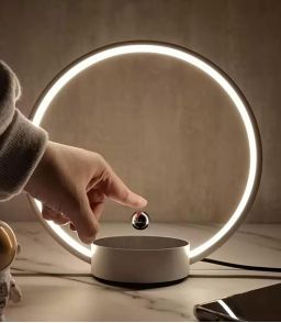 LAMPE LED CIRCLO - BASE COULEUR BLANCHE SATINEE