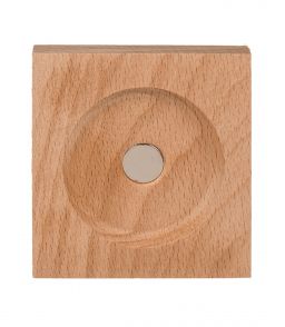 SABLIER MAGNETIQUE AVEC SOCLE EN BOIS