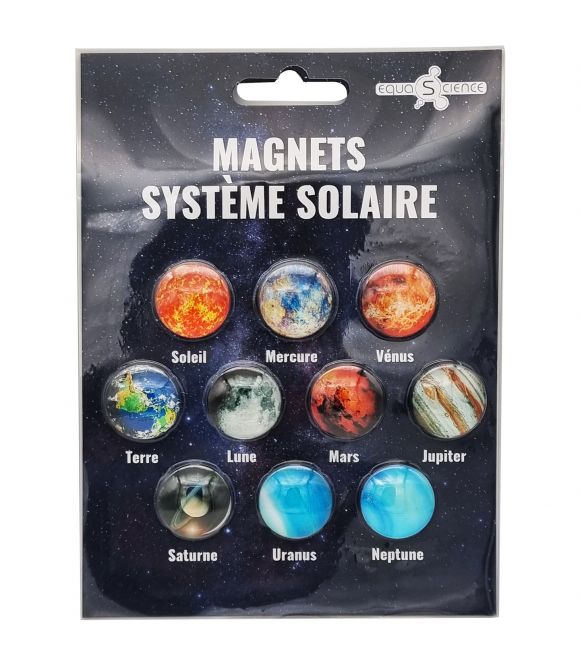 COLLECTION DE 10 MAGNETS DU SYSTEME SOLAIRE