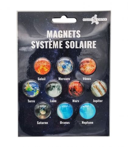 COLLECTION DE 10 MAGNETS DU SYSTEME SOLAIRE