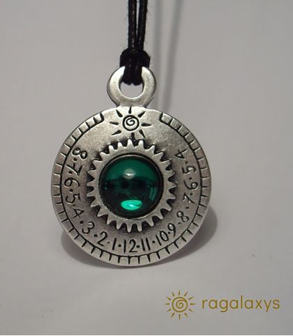 COLLIER CADRAN SOLAIRE SATURNE