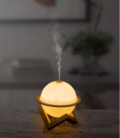 HUMIDIFIEUR ET DIFFUSEUR D'HUILES ESSENTIEL EN FORME DE PLANETE