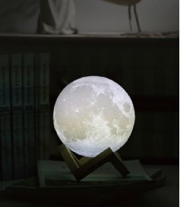 LAMPE DECO LUNE 16 COULEUR 