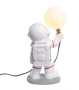 LAMPE ASTRONAUTE DEBOUT OR