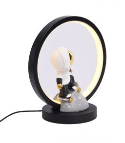 LAMPE CERCLE ASTRONAUTE OR