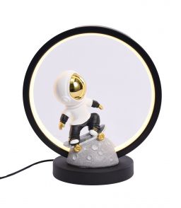 LAMPE CERCLE ASTRONAUTE OR