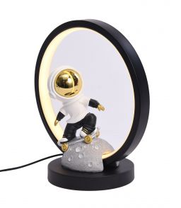 LAMPE CERCLE ASTRONAUTE OR