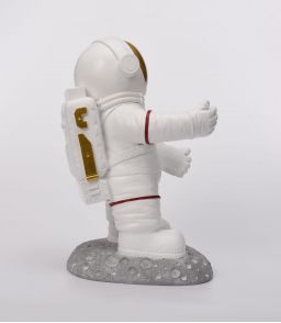 ASTRONAUTE SUPPORT DE BOUTEILLE OR