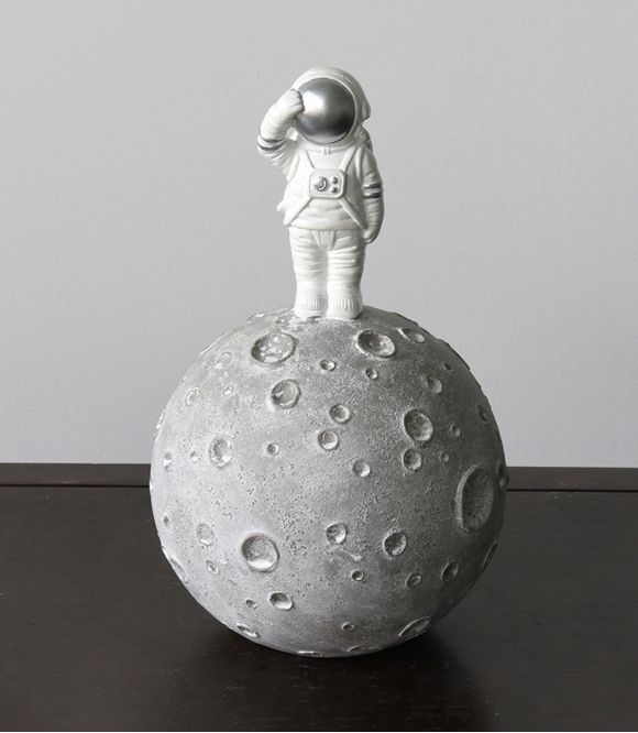 TIRELIRE ASTRONAUTE ARGENT