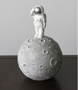 TIRELIRE ASTRONAUTE ARGENT