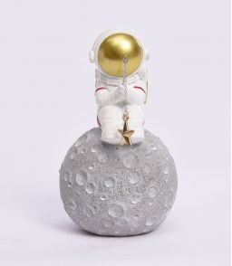 ASTRONAUTE PECHEUR ARGENT