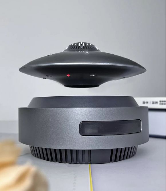 ENCEINTE SOUCOUPE VOLANTE EN AUTO-LEVITATION